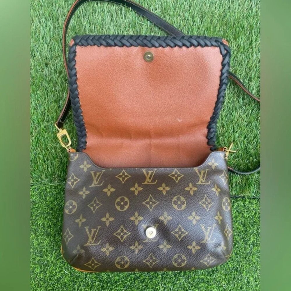 Authentic Louis Vuitton Tango Monogram custom braided Crossbody bag - Picture 10 of 14